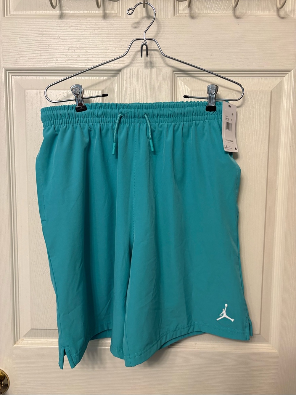 NWT Jordan Jumpman Big Kids' Woven Play Shorts Washed Teal XL $35